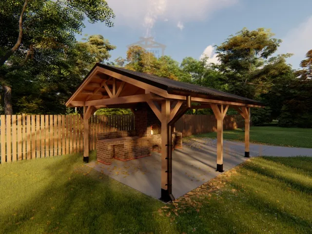 НАВЕС ДЛЯ БАРБЕКЮ ГЕНЕРАЛЬСКИЙ — Фото 5