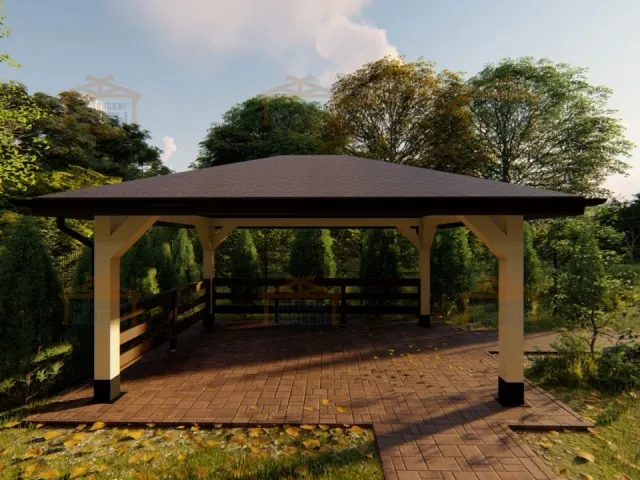 НАВЕС-БЕСЕДКА ТИТАН — Фото 5