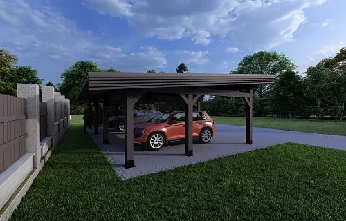 Навес для двух машин РОНДО 2.0 — Фото 6