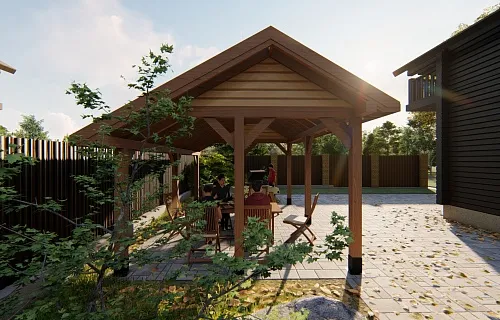 НАВЕС-БЕСЕДКА АЛЛЕГРО — Фото 4