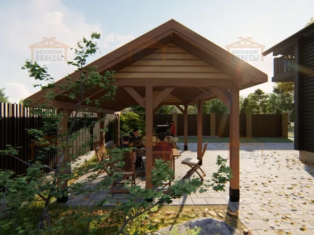 НАВЕС-БЕСЕДКА АЛЛЕГРО — Фото 4