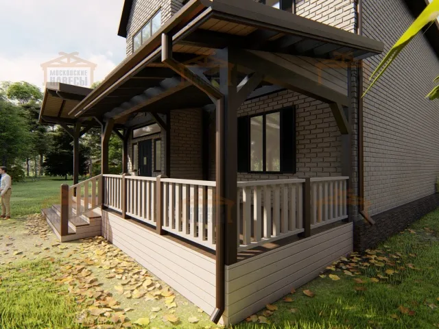 ВЕРАНДА К ДОМУ ГРАЦИЯ — Фото 8