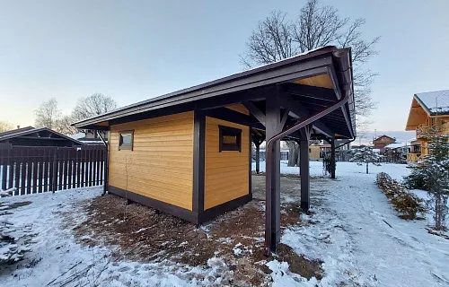 Навес с хозблоком АРИЗОНА — Фото 4