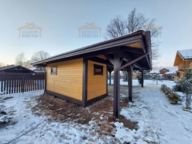 Навес с хозблоком АРИЗОНА — Фото 4