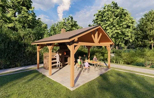 Навес для барбекю ДАКОТА — Фото 5