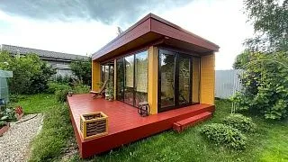 Застекленная беседка САДОВЫЙ ОФИС - миниатюра