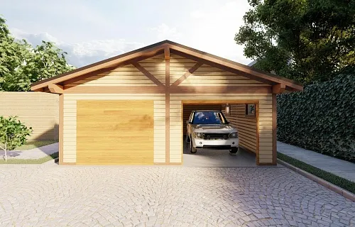 ГАРАЖ ДЛЯ ДВУХ МАШИН АЛЬПИЙСКИЙ — Фото 2