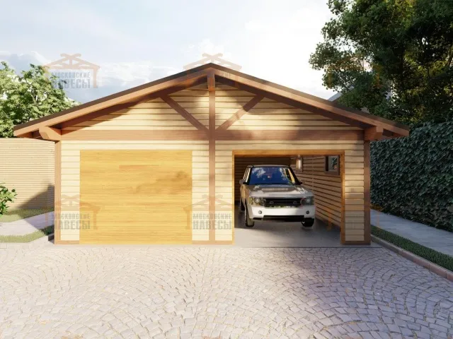 ГАРАЖ ДЛЯ ДВУХ МАШИН АЛЬПИЙСКИЙ — Фото 2