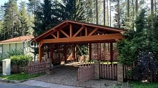 Навес для 3ех машин ВЕСТА 2.0 - миниатюра