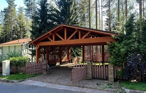 Навес для 3ех машин ВЕСТА 2.0 — Фото 2