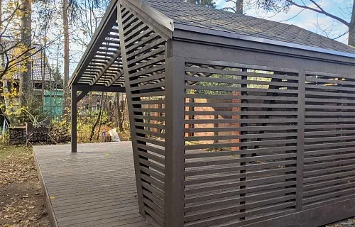 НАВЕС-БЕСЕДКА МОДЕРН — Фото 3