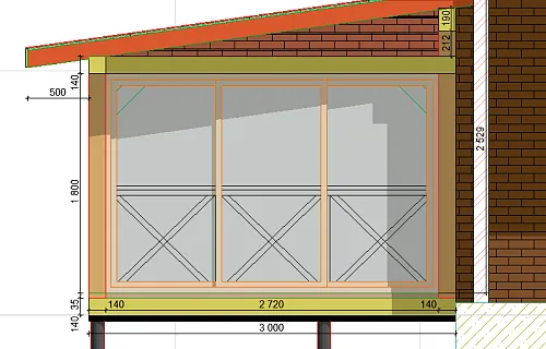 ВЕРАНДА К ДОМУ ГАММА — Фото 5