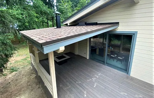 ВЕРАНДА-ТЕРРАСА К ДОМУ ЛЕТНЯЯ — Фото 6