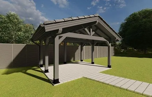 НАВЕС-БЕСЕДКА МАЛИНОВКА — Фото 5