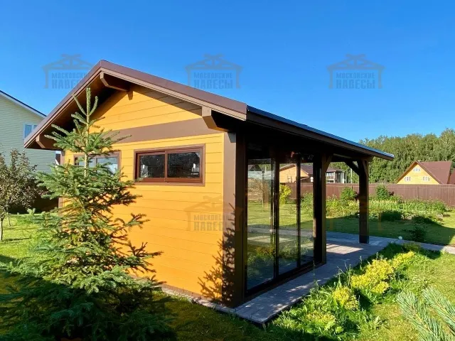 Застекленная беседка БУРЕВЕСТНИК 2.0 — Фото 8