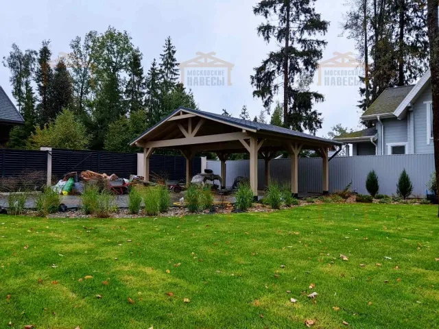 Навес для двух машин АСТОР — Фото 9