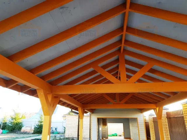 Гараж и навес для автомобилей БАРВИХА — Фото 6