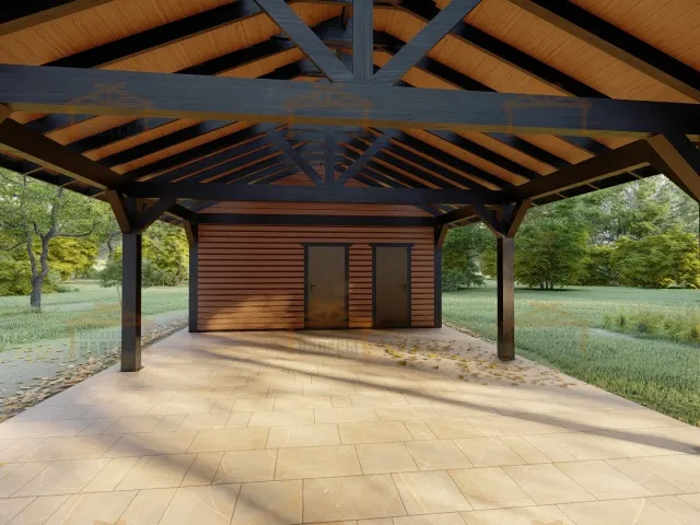 Навес с хозблоком УЛЬТРА — Фото 4