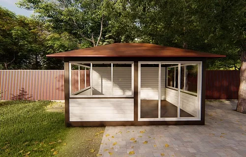 Застекленная беседка АКВИТАНИЯ 2.0 — Фото 4