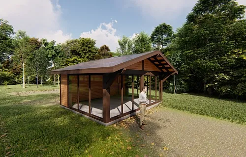 Застекленная беседка МОНТАНА MAXI — Фото 7