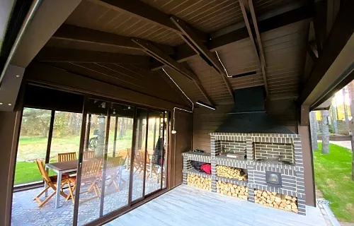 Застекленная беседка БУРЕВЕСТНИК 2.0 — Фото 4