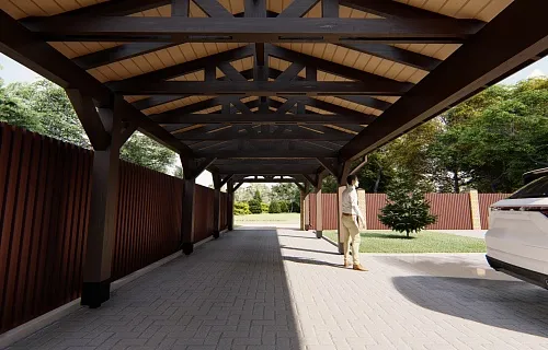 Навес для машин КОРРИДА — Фото 7