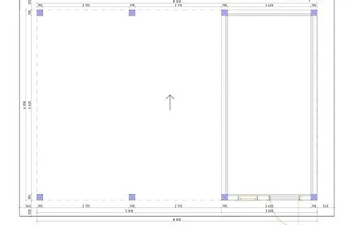 Навес для двух машин с хозблоком ФЛЭТ 1.0 — Фото 7