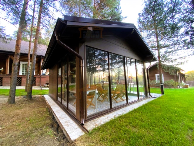 Застекленная беседка БУРЕВЕСТНИК 2.0 — Фото 2