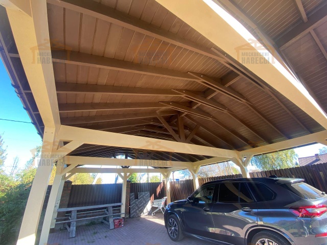 Деревянный навес РУБЛЕВСКИЙ — Фото 5