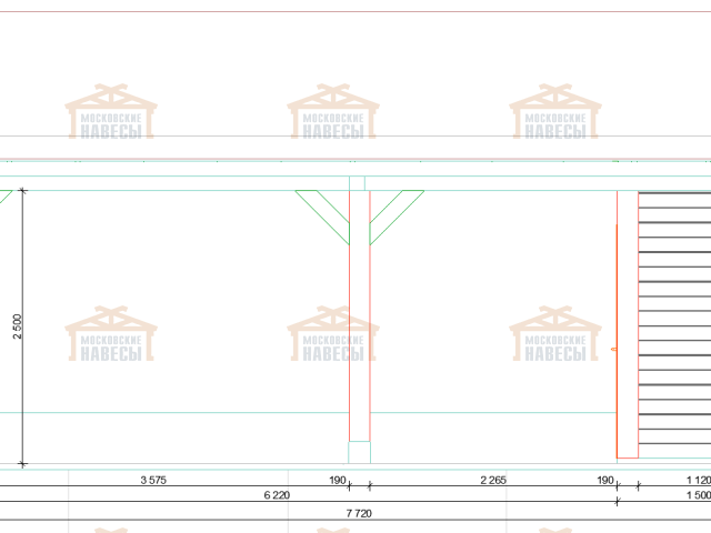 Навес с хозблоком ОРИОН — Фото 10