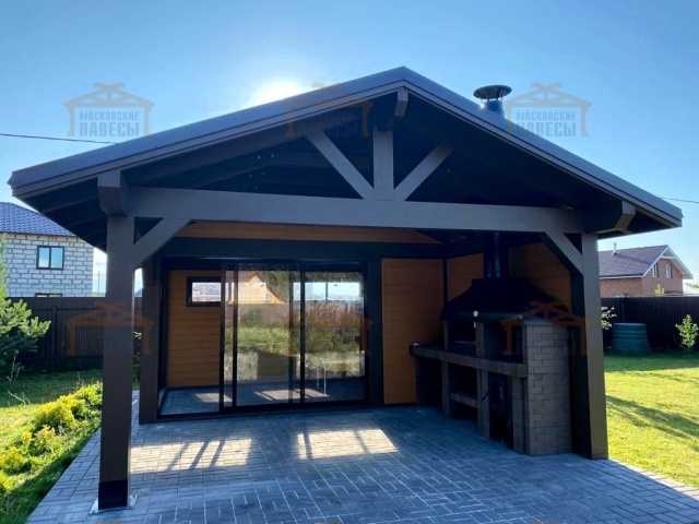 Застекленная беседка БУРЕВЕСТНИК 2.0 — Фото 7