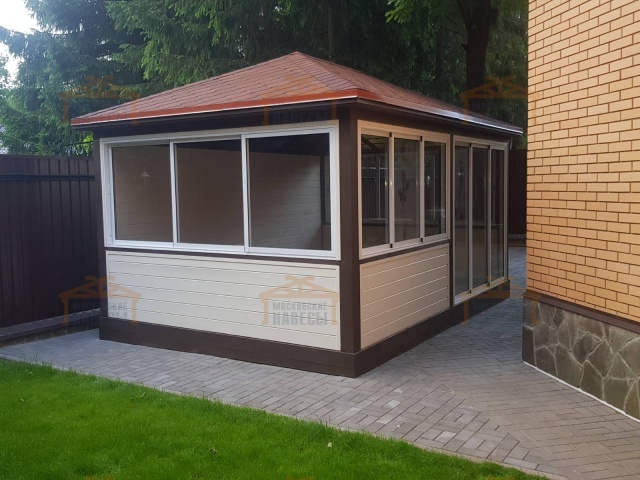 Застекленная беседка АКВИТАНИЯ 2.0 — Фото 2