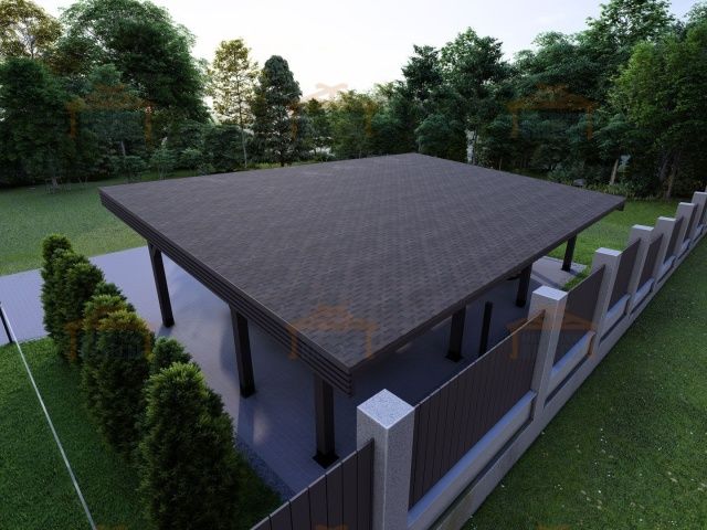 Навес для двух машин РОНДО 2.0 — Фото 5