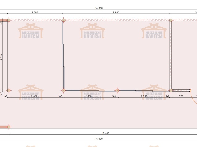 Застекленная беседка с хозблоком САКСОНИЯ 2.0 — Фото 9