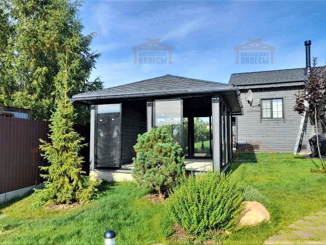 Застекленная беседка ЧАЙКА 2.0 — Фото 4