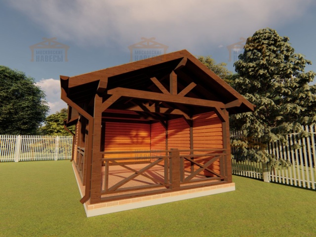 НАВЕС-БЕСЕДКА ФЕЛИКС — Фото 4