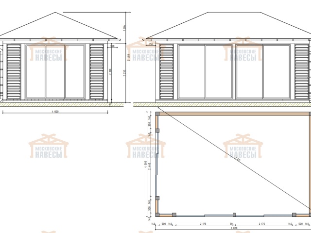 Застекленная беседка ЦЕЗАРЬ — Фото 9