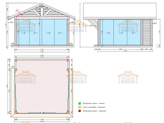 Застекленная беседка МОНТАНА 3.0 — Фото 10