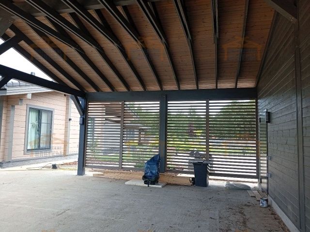 Навес для двух авто с хозблоком ПАРКВИЛЛЬ — Фото 5