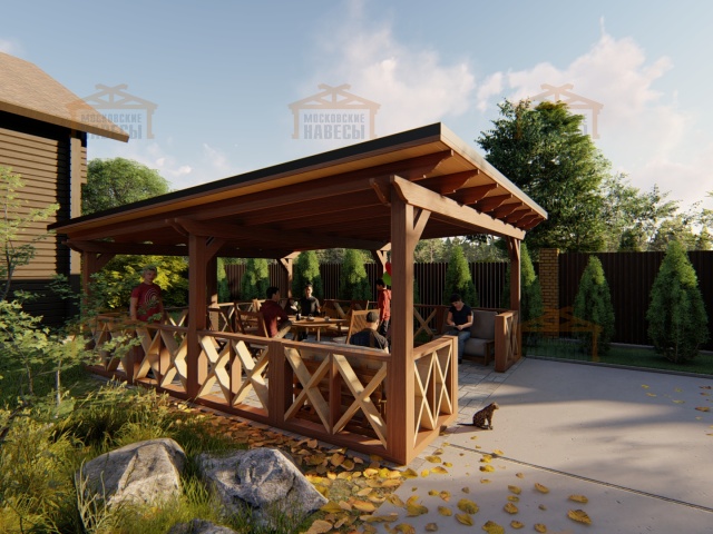 НАВЕС-БЕСЕДКА БЕЛЛАДЖИО — Фото 2