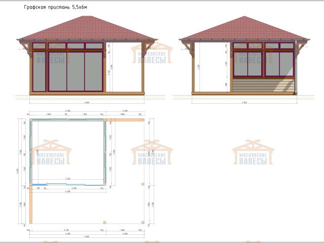 Застекленная беседка ГРАФСКАЯ ПРИСТАНЬ MINI — Фото 8