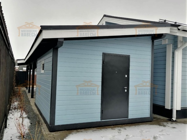 Навес с хозблоком СЕНАТОР — Фото 2