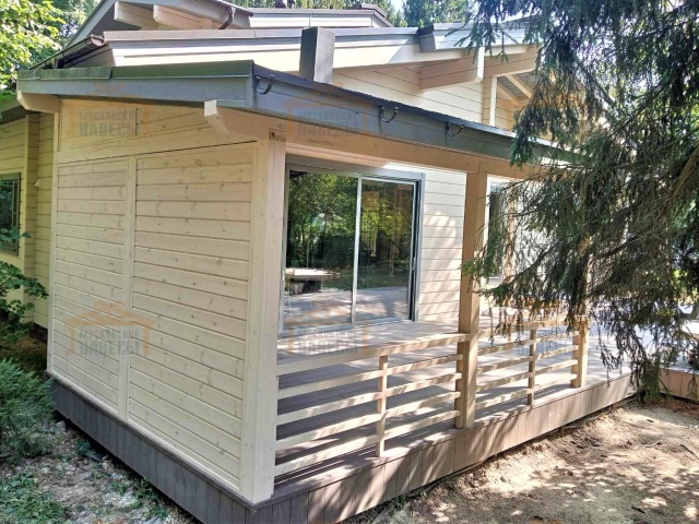 ВЕРАНДА-ТЕРРАСА К ДОМУ ЛЕТНЯЯ — Фото 4