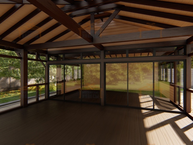 Застекленная беседка ГРАФСКАЯ ПРИСТАНЬ XL — Фото 8