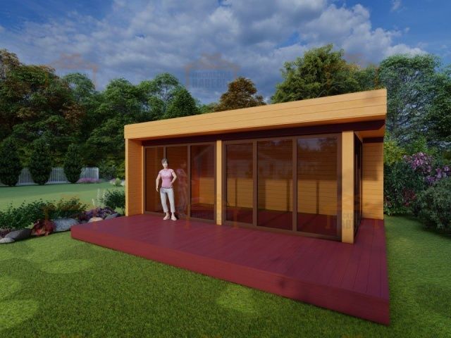 Застекленная беседка САДОВЫЙ ОФИС — Фото 9