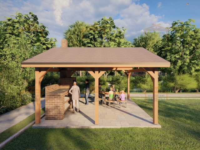 Навес для барбекю ДАКОТА — Фото 4