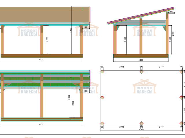НАВЕС-БЕСЕДКА МИЛАН — Фото 5