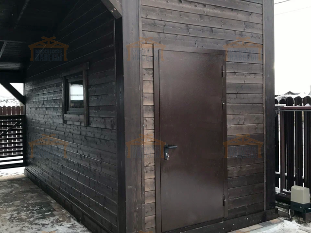 Навес односкатный с хозблоком УСАДЬБА — Фото 5