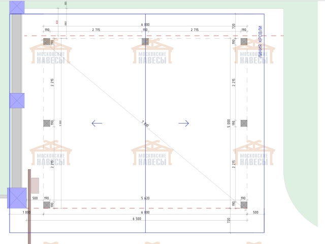 Навес для двух машин КАТАЛОНИЯ — Фото 7