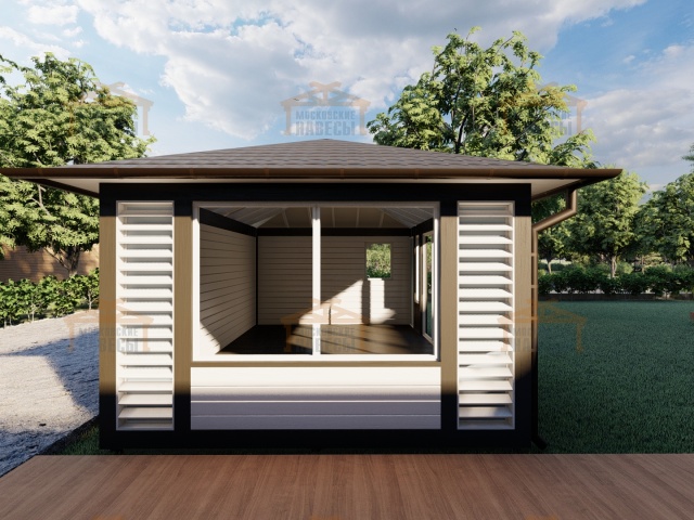 Застекленная беседка АКВИТАНИЯ — Фото 4